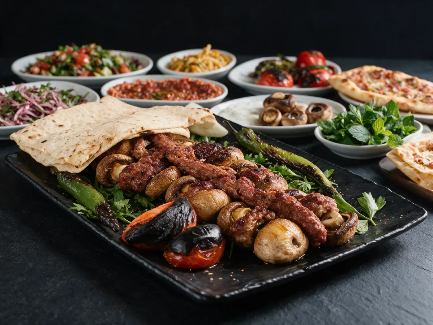 Mantarlı Kebap (250 gr.)